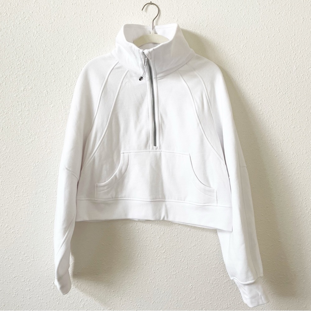 Lululemon Scuba Oversized Funnel Neck White Size XS / Small NEW - Picture 7 of 7